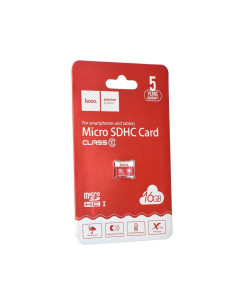 HOCO carte mémoire microSD TF High Speed Memory 16GO Class 10 2