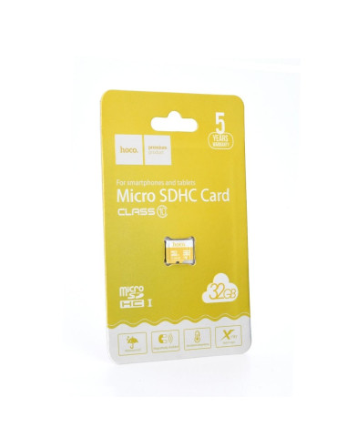 HOCO carte mémoire microSD TF High Speed Memory 32GO Class 10