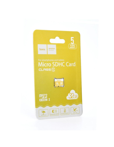HOCO carte mémoire microSD TF High Speed Memory 32GO Class 10