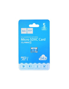 HOCO carte mémoire microSD TF High Speed Memory 64GO Class 10