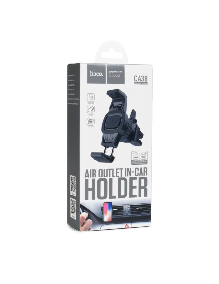 HOCO support voiture sur grille de ventilation CA38 NOIR