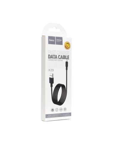 HOCO câble Superior compatible avec for iPhone Lightning 8-pin X29 1 metre NOIR