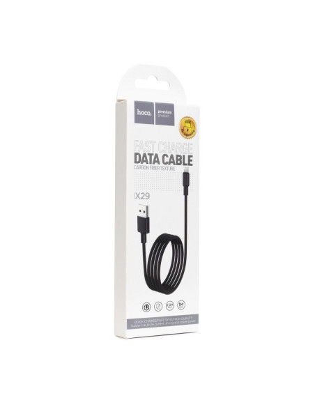 HOCO câble Superior compatible avec for iPhone Lightning 8-pin X29 1 metre NOIR