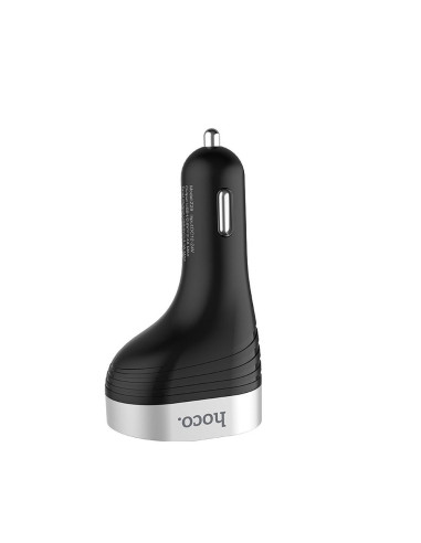 HOCO chargeur voiture 2 x USB 3,1A + adaptateur allume-cigare avec LCD Z29