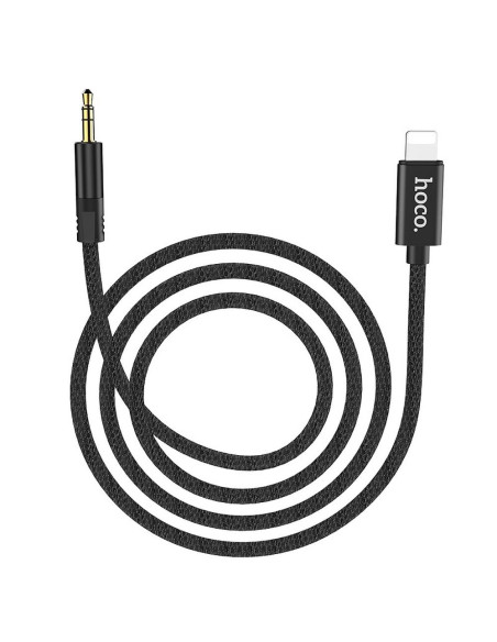HOCO câble AUX Audio Jack 3,5mm pour Lightning 8-pin UPA13 noir