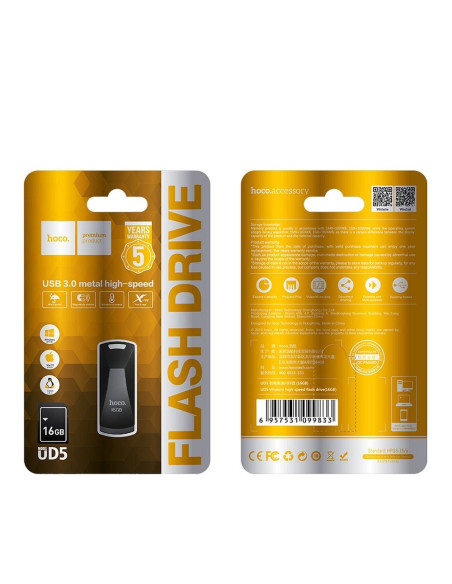 HOCO pendrive WISDOM High-Speed UD5 16GO USB3.0