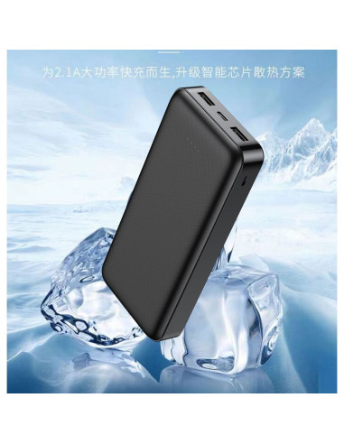 Banque d'énergie VEGER 20 000 mAh 2A A20 (W2015) noir EOL