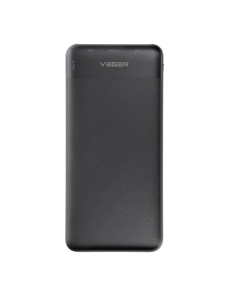 Banque d'énergie VEGER 10 000 mAh L10 (W1105) noir EOL