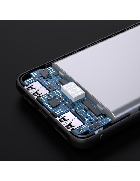 Banque d'énergie VEGER 10 000 mAh L10 (W1105) noir EOL