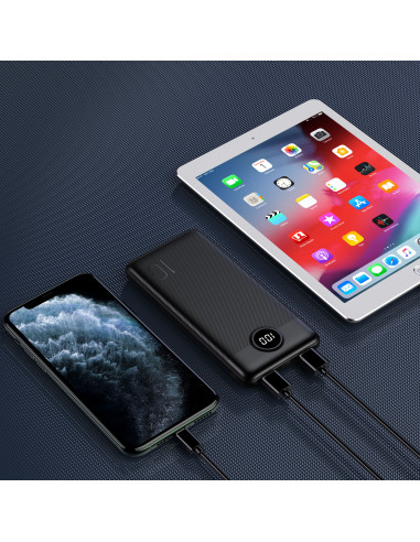 Banque d'énergie VEGER 10 000 mAh L10 (W1105) noir EOL