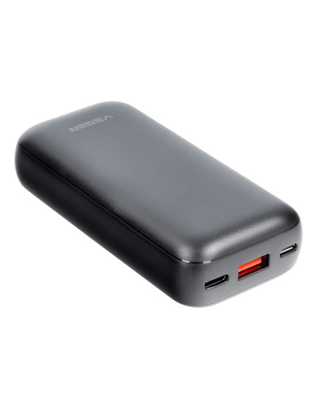 Batterie externe (Powerbank) VEGER S10 - 10 000mAh LCD Quick Charge PD 20W noir (W1135)