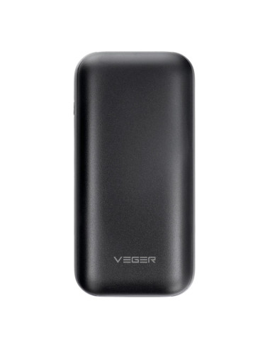 Batterie externe (Powerbank) VEGER S10 - 10 000mAh LCD Quick Charge PD 20W noir (W1135)