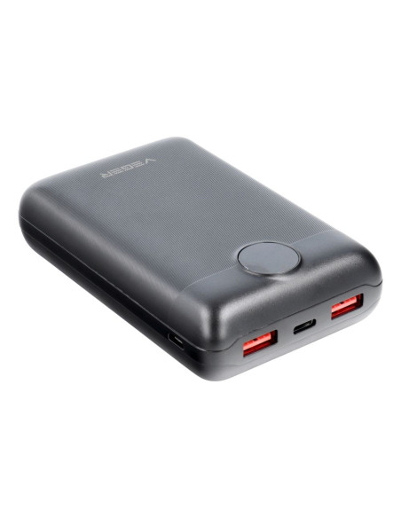 VEGER powerbank 20 000 mAh PD QC3.0 2A 22.5W S20 (W2053) noir