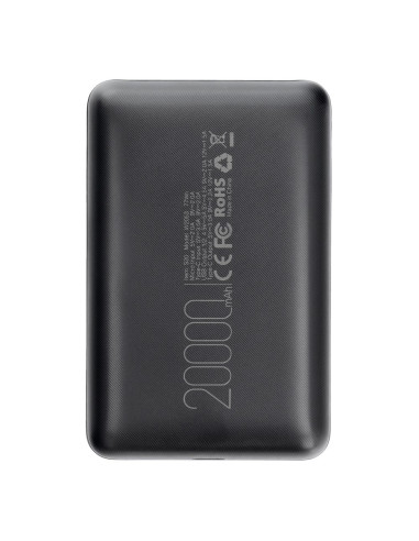 VEGER powerbank 20 000 mAh PD QC3.0 2A 22.5W S20 (W2053) noir