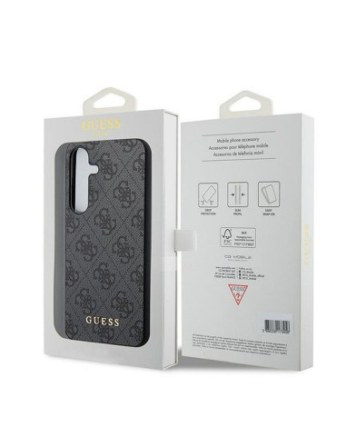 GUESS Coque pour SAMSUNG A55 GUOHCSA55G4GFGR (PU 4G Classic Metal Logo) noir