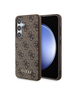 Coque GUESS pour SAMSUNG A35 GUOHCSA35G4GFBR (PU 4G Classic Metal Logo) marron