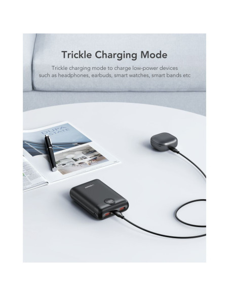 VEGER powerbank 20 000 mAh PD QC3.0 2A 22.5W S20 (W2053) noir