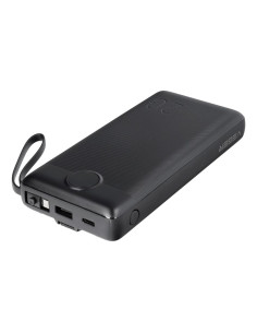Banque d'énergie VEGER 20 000 mAh avec câbles Micro USB / Type C / Lightning C20 intégrés (W2047) noir 2