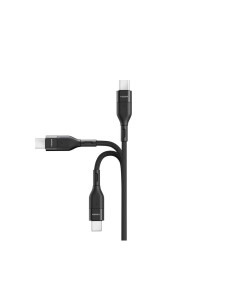 VEGER câble Type C vers Type C PD 60W 3A CC01 1.2m noir 2