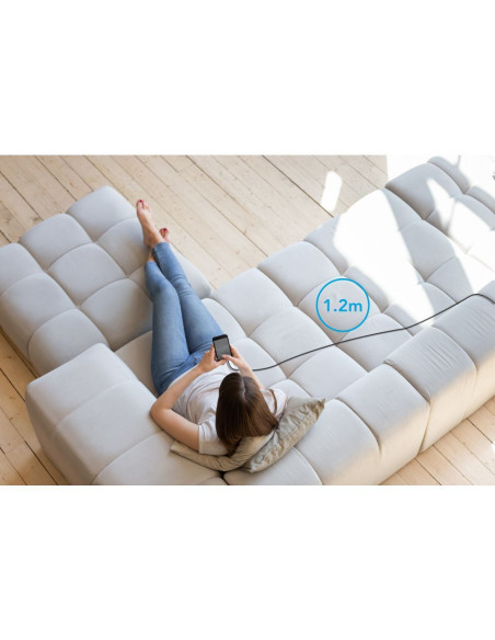 VEGER câble Type C vers Type C PD 60W 3A CC01 1.2m noir