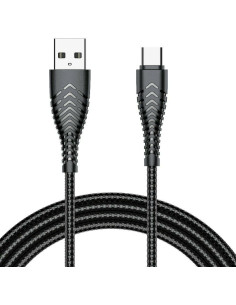 VEGER Câble USB A vers Type C 2,4A V104 1,2 m noir