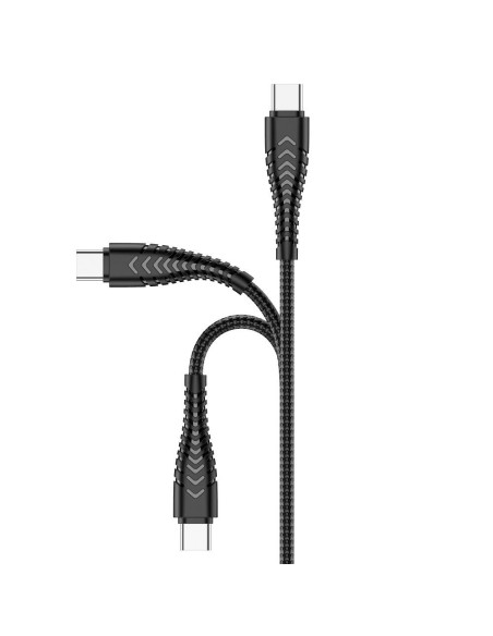 VEGER Câble USB A vers Type C 2,4A V104 1,2 m noir