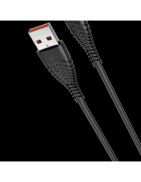 VEGER Câble USB A vers Type C 2,4A V104 1,2 m noir
