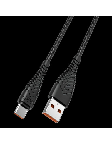 VEGER Câble USB A vers Type C 2,4A V104 1,2 m noir