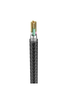 VEGER Câble USB A vers Lightning 2,4A V105 1,2 m noir 2