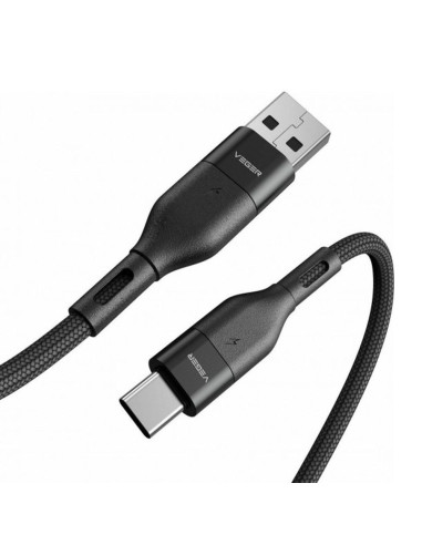 VEGER Câble USB A vers Type C PD 5A 100W AC03 1,2 m noir