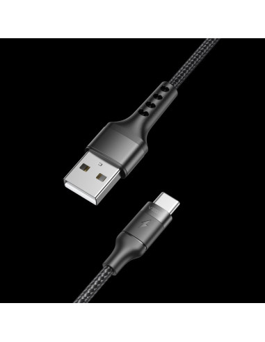 VEGER Câble USB A vers Type C PD 5A 100W AC03 1,2 m noir