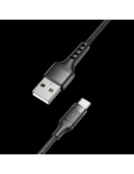 VEGER Câble USB A vers Type C PD 5A 100W AC03 1,2 m noir