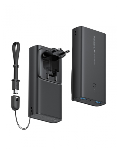 VEGER powerbank 10 000 mAh PD QC3.0 20W ACE100 (W1146) noir