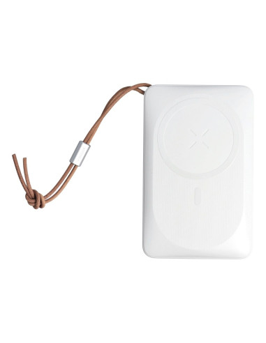 Banque d'énergie VEGER 10 000 mAh avec charge inductive compatible avec MagSafe PD QC3.0 2A 20W MagOn (VP1151 / W1151) blanc