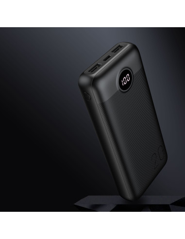VEGER powerbank 20 000 mAh PD QC3.0 2A 20W L20S (VP2039PD / W2039PD) noir