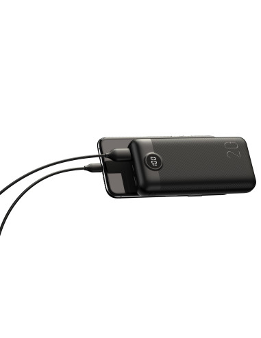 VEGER powerbank 20 000 mAh PD QC3.0 2A 20W L20S (VP2039PD / W2039PD) noir