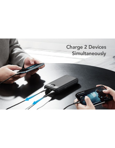 VEGER powerbank 20 000 mAh PD QC3.0 2A 20W L20S (VP2039PD / W2039PD) noir