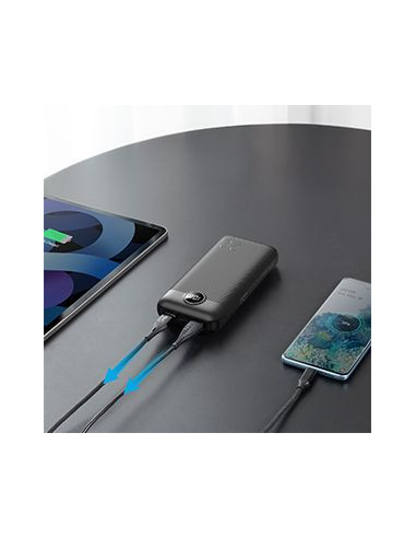 VEGER powerbank 20 000 mAh PD QC3.0 2A 20W L20S (VP2039PD / W2039PD) noir