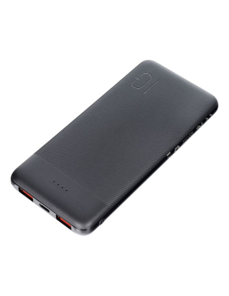 Banque d'énergie VEGER 10 000 mAh PD QC3.0 2A 20W A11S (W1133S) noir.
