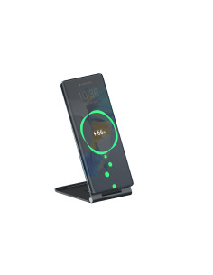 Support de bureau VEGER avec chargeur inductif compatible avec MagSafe 15W Y56 noir 2