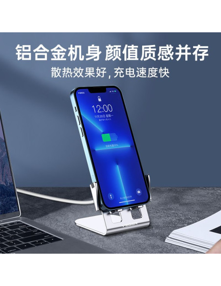 VEGER wireless charger Qi 15W Y53 grey