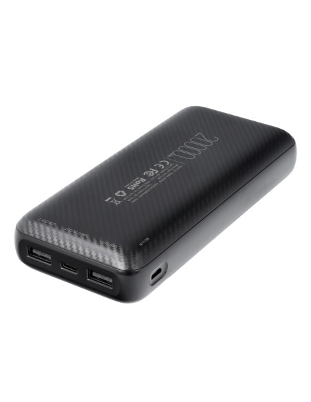 Banque d'énergie VEGER 20 000 mAh L21 (W2019) noir.