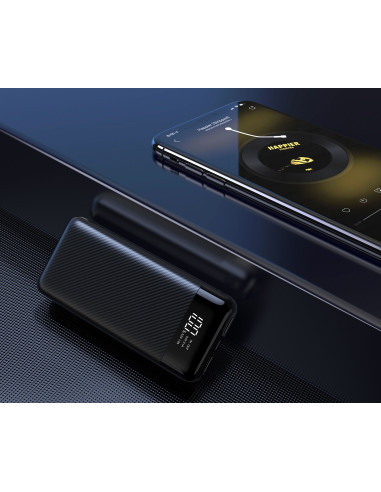 Banque d'énergie VEGER 20 000 mAh L21 (W2019) noir.