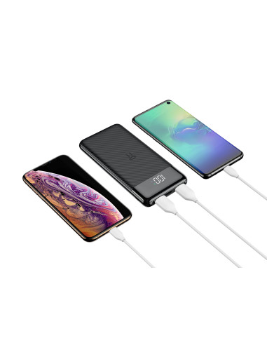 Banque d'énergie VEGER 10 000 mAh L11 (W1087) noir