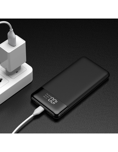 Banque d'énergie VEGER 10 000 mAh L11 (W1087) noir