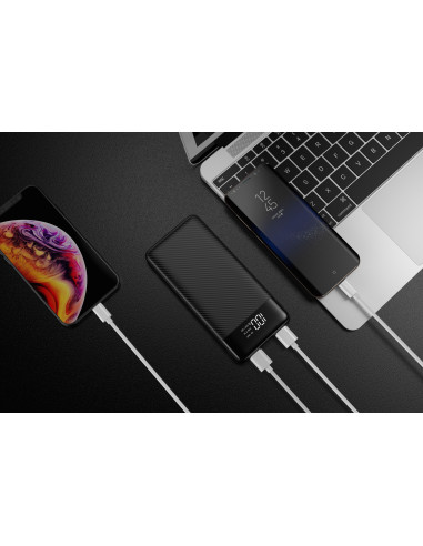 Banque d'énergie VEGER 10 000 mAh L11 (W1087) noir