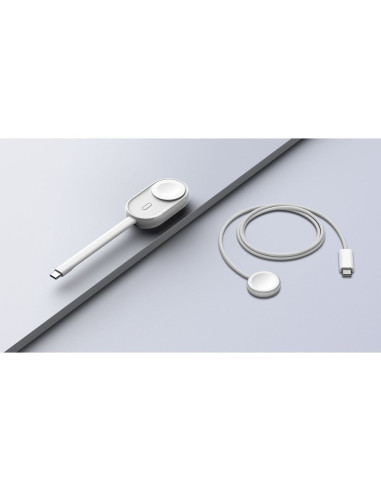 VEGER powerbank 1200 mAh pour montre compatible avec l'Apple Watch Pomme (W0102) blanc