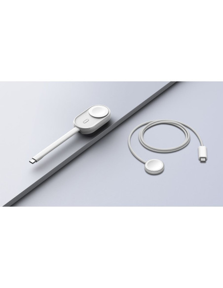 VEGER powerbank 1200 mAh pour montre compatible avec l'Apple Watch Pomme (W0102) blanc
