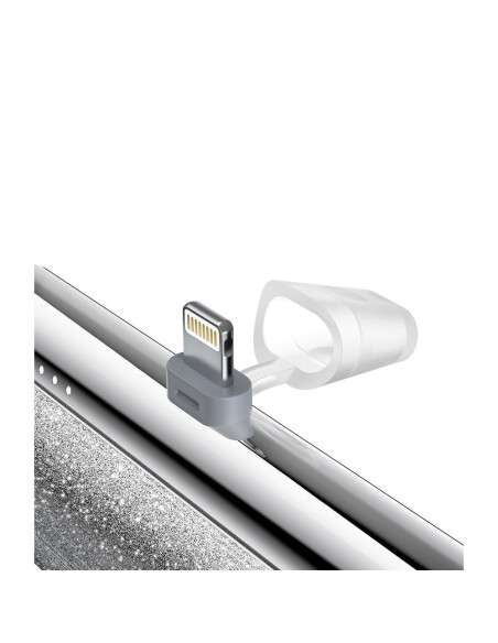 Banque d'énergie VEGER 5 000 mAh avec Lightning PD QC3.0 2.4A 12W PlugOn (W0573P) argenté