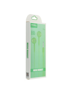 Kit HF / ecouteurs avec micro Jack 3,5mm PA-E65 vert